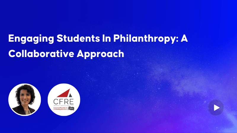 Engaging Students In Philanthropy: A Collaborative Approach